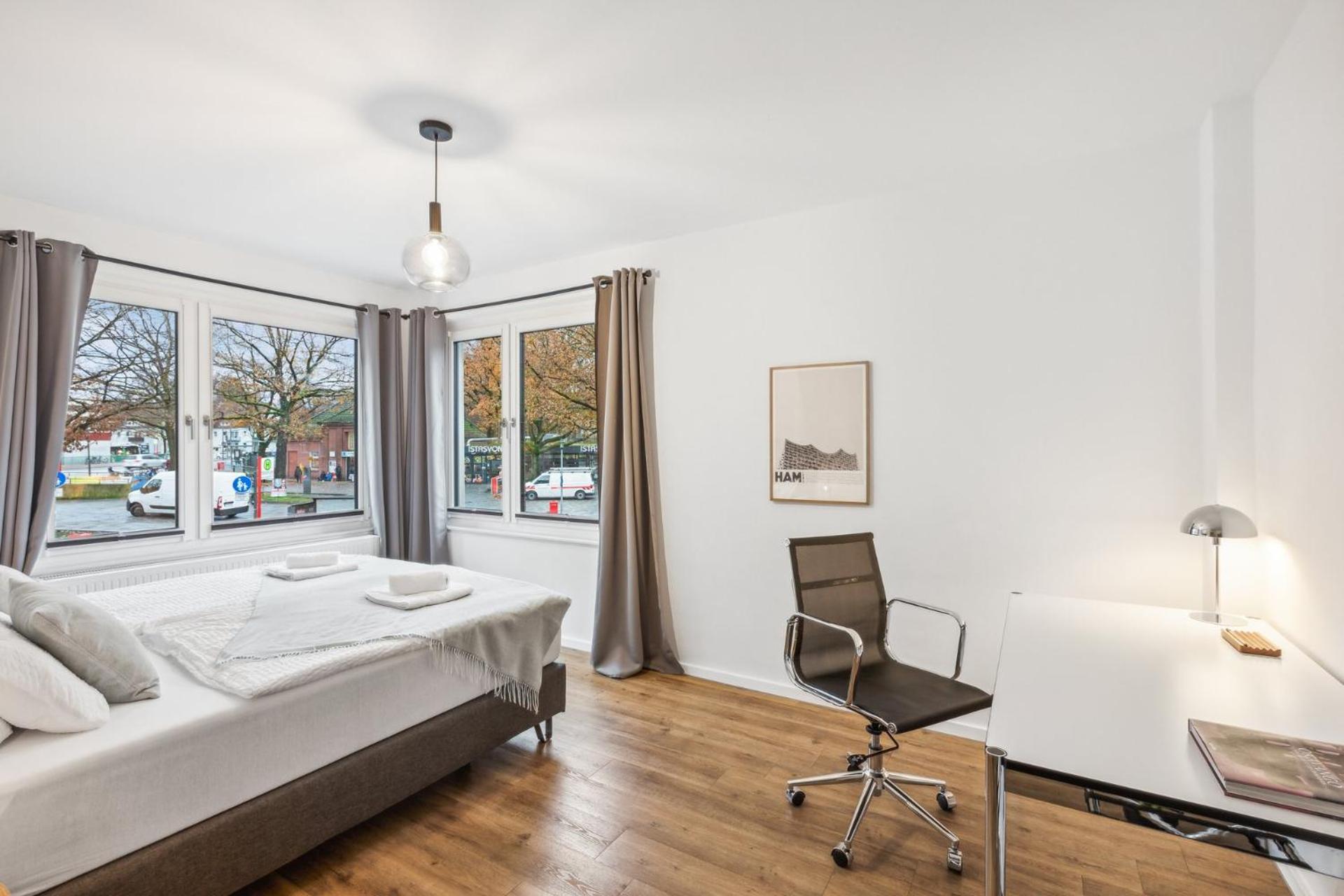 Business Apartment Kranich: 3 Zimmer, Top Infrastrukturlage Hh Langenhorn, Naehe Airport ฮัมบูร์ก ภายนอก รูปภาพ